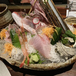 いかの墨 新潟駅前店 - お刺身盛合せ