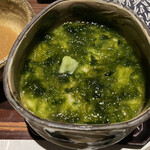 いかの墨 新潟駅前店 - 桜鱒とあおさの茶碗蒸し