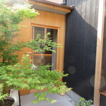 京都祇園茶寮 - こちらが店内への入り口です