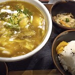 Moriyan - 牛すじカレーうどんとお昼のセット