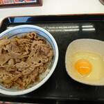 吉野家 - 平成31年3月 牛丼並つゆだく+生卵