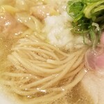 麺屋 六感堂 - 特性ワンタン麺（しお）