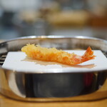 天ぷら 正心庵 - 車海老：レア