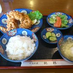 桃林 - 鶏唐揚げランチ800円