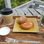 足羽山デッキ - モーニングセット