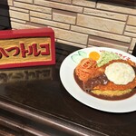 神戸トルコライス - 店先の｢かつトルコ｣