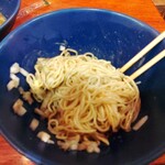 麺処 にぼし香 - 混ぜました