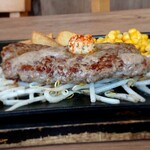 レストラン せんごく - ハンバーグのアップ 202104