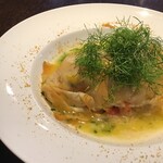 オー・ガラージュ - Menu C　¥1,800
      メイン「サーモンとラタトゥイユのパイ包み焼き」