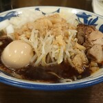 豪麺 マルコ - タマゴは半熟。メンマは欠品?