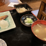 居酒屋 舟形や - サバ塩焼き定食