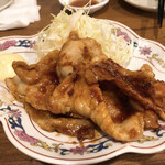 金町製麺 - 豚ロースの生姜焼き