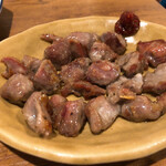 金町製麺 - 砂肝焼き