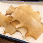 金町製麺 - 焼きタケノコ