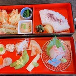 日本料理 鯉城 - 二段重