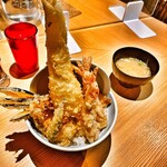 Shinjuku Gyoen Tempura Kushi Yamamotoya - 上天丼1500円