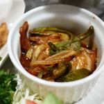 炉ん - サーモンと野菜の味噌焼き
