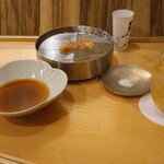 てんぷら 下村 - 海老の頭