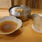 てんぷら 下村 - 筍木の芽挟み