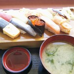 魚処 和 - おすすめ握り寿司1,000円