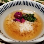 Misoduke Kasuduke Kurama Atore O Oimachi Ten - 漬物茶漬け。