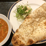 ガンジス - 筍キーマ+胡麻ナン