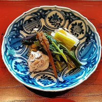 御料理ふじ居 - 春菜浸し 白海老