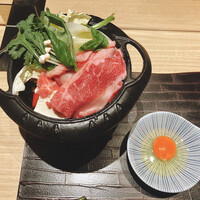 個室和食 肉割烹 吟次郎 品川駅前店 - 神戸牛のトマトすき焼き （野菜　龍の卵）