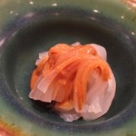 すゝき野 鮨金 - 烏賊の肝和え