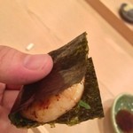 すゝき野 鮨金 - 帆立の磯辺