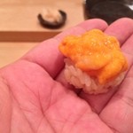 すゝき野 鮨金 - 雲丹