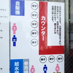 ラーメン二郎 - 店内の並び方