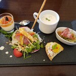 リストラットリア　フィーロ - バンブーランチ1750円　前菜盛り合わせ