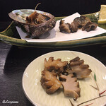 Ajinomise Iwashi - あわびのバター焼と酒塩焼