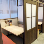 Kurokatsu Tei - 個室です。大人が4名、子供2名ぐらい座れます。