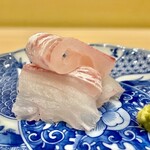 川田 - 2021.4.  真鯛のお造り