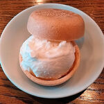 鮨し人 - デザート（最中）