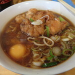 一〇そば - 白身を啜ると～