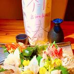 居酒屋 蔵家 - 漁港直送刺身五点盛り