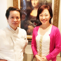 モナリザ 恵比寿店 - オーナーの河野透シェフと私