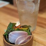 鶏や 梅の湯 - 付き出し