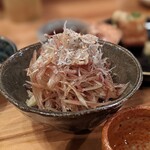 鶏や 梅の湯 - しらすとミョウガ