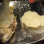 リストランテ カノビアーノ - あゆと卵を分ける