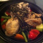 Shin Yokohama Cha-Ri-Zuba- - 古白鶏と有機野菜のタジン鍋