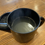 安心 - 蕎麦湯はちょっと薄め