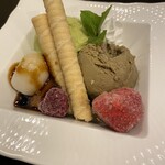 えんや亭 - ほうじ茶のアイス