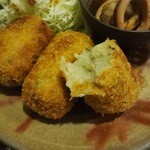 串揚げ 毬 - 豚とマッシュポテトのコロッケ