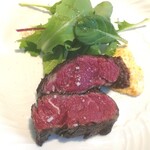 La Brianza - 近江牛フィレ炭火焼き。やわらかくて旨み味わい濃い、香り風味も良く本当においしい♡  赤身ならではの美味しさ。ブリアンツァの和牛炭火焼き大好き＼(^-^)／