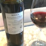 La Brianza - rocca montepulciano d'abruzzo 2017 お料理に合わせて選んで下さったワイン。赤ワイン好きです嬉しい♪