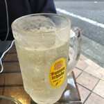 シモキタザワテラス PANES HOUSE - ハッピーアワー (〜19時)ハイボール300円
      グラス凍ってます♡